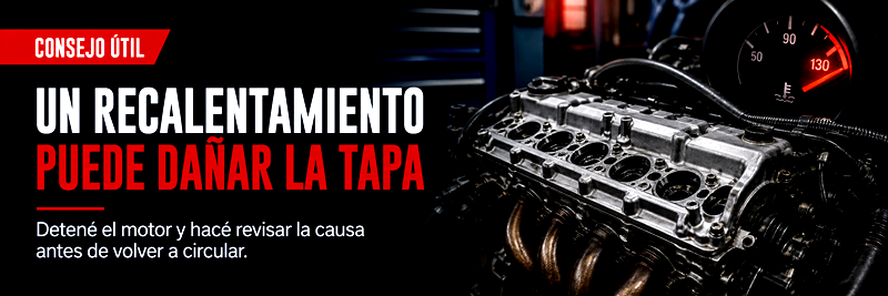 Consejo útil sobre recalentamiento y tapa de cilindros